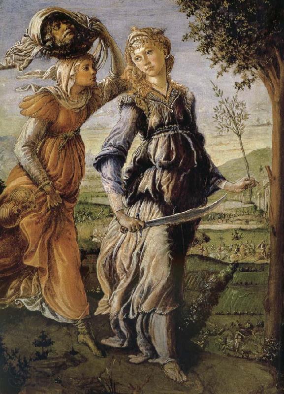 Sandro Botticelli Judith Villa return Spain oil painting art